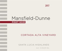 2017 Cortada Alta Vineyard Pinot Noir