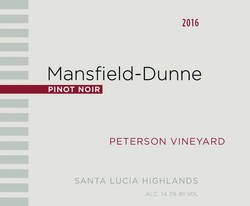 2016 Peterson Vineyard Pinot Noir