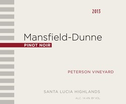 2013 Peterson Vineyard Pinot Noir