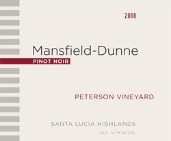 2018 Peterson Vineyard Pinot Noir