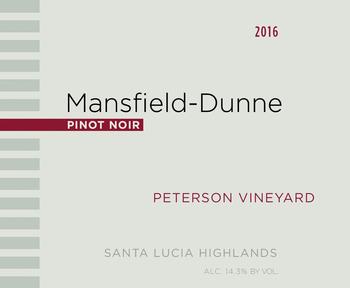 2016 Peterson Vineyard Pinot Noir Magnum